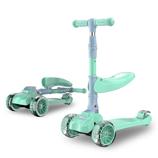 Xe Scooter của Đức tính năng 2 trong 1 có đèn và chong chóng
