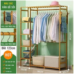 Giá Treo Quần Áo Túi Xách - Kệ Để Đồ Dày Dép Phong Cách Bắc Âu