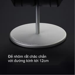 Giá treo tai nghe chụp tai nhôm nguyên khối đầu đỡ lớn bọc da cao cấp