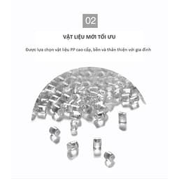 Hộp Đựng Thức Ăn Đa Năng Bằng Nhựa Loại Nắp Vặn Tròn Blackinner GR01 - Ba Dung Tích - Hàng Chính Hãng
