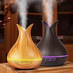 Máy phun sương, khuếch tán tinh dầu, tạo độ ẩm điều khiển từ xa Aturos GH40 (Dung tích 550ml, đèn LED 7 màu) - Hàng nhập khẩu