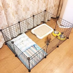 Lưới lắp ghép chuồng quây thú cưng có cửa