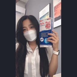 KHẨU TRANG 4D HELLO MASK VẢI KHÔNG DỆT SMS KHÁNG KHUẨN (10 cái)