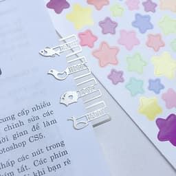 Bộ Đánh Dấu Sách BookMark Kim Loại