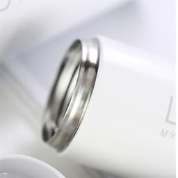 Bình Nước Giữ Nhiệt Lock&Lock Bằng Thép Không Gỉ (350Ml) - Trắng