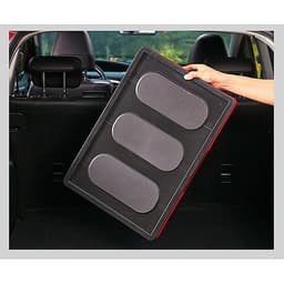 COMBO HỘP ĐỰNG ĐỒ ĐỂ CỐP XE Ô TÔ GẬP GỌN ĐEN VIỀN ĐỎ + 5 VIÊN SỦI RỬA KÍNH (TẶNG TÚI BẠC CHỐNG NƯỚC CAO CẤP)
