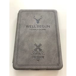 Combo Máy Đọc Sách Kindle Paperwhite 4 Gen 10 (8GB - Màu Đen - Hàng nhập khẩu) và Bao Da WELL BEGUN