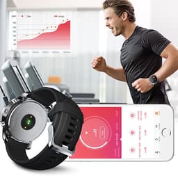 JY LEMFO T3Pro Smart Watch Heart Rate Sleep Monitor Dual Time Zone Smart Watch