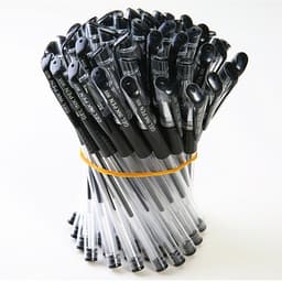 Combo 20 Bút Bi Nước Văn Phòng BB011 - Bút bi nước 3 màu xanh đỏ đen