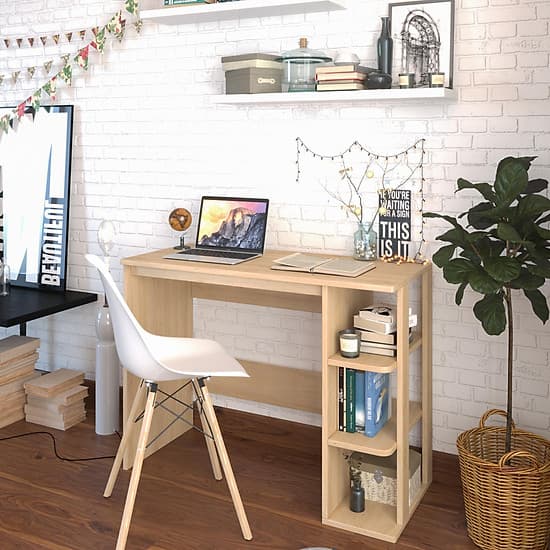 Bàn Làm Việc Kết Hợp Kệ Sách Đa Năng 