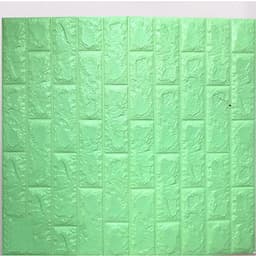 Bộ 10 Miếng xốp đẹp dán tường cách âm, cách nhiệt 3D phong cách Hàn Quốc - khổ 70x77cm