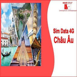 Sim Data 4G 35 nước châu Âu Không Giới Hạn Dung Lượng