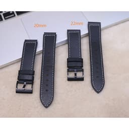Dây da sáp dầu Vintage thay thế cho đồng hồ thông minh Smart Watch Size 20mm, 22mm Samsung Galaxy/ Huawei GT2/ Xiaomi
