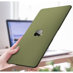 Combo ốp nhựa nhám + phủ phím silicon bảo vệ cho Macbook màu Xanh Rêu tuyệt đẹp