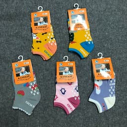 Combo 5 đôi tất cotton Chống Trượt cho bé trai, bé gái size 3 tháng đến 8 tuổi, tất mềm, mịn co giãn tốt, hàng Việt Nam chất lượng 