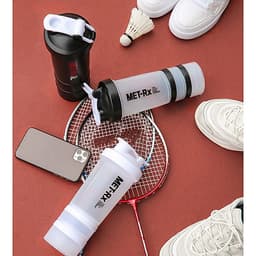 Bình Lắc Shaker, Bình Nước Gym, Bình Thể Thao Cho Gymer 4 in 1 (500ml) - Hàng Chính Hãng Amalife