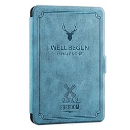 Combo Máy Đọc Sách Kindle Paperwhite Gen 10 (8GB - Màu Đen) và Bao da WELL BEGUN - Hàng nhập khẩu