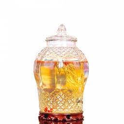 Bình Ngâm Rượu Kim Cương Thủy Tinh 8833 Có Van