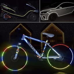 Băng Cuộn Dán Dính Đề Can (Decal) Phản Quang Dán Trang Trí Viền Thân Xe Đạp, Xe Máy, Ô tô An Toàn Ban Đêm Nổi Bật (1 cuộn 8 mét) Mai Lee