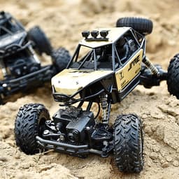 Đồ Chơi Xe Địa Hình Tốc Độ Cao Điều Khiển Từ Xa 1/16 Off-Road Buggy Alloy Rc (2.4Ghz) (4Wd) (15Km/h) 