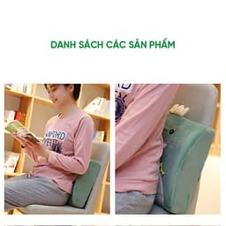 Gối tựa lưng ghế văn phòng hình thú giúp không đau lưng. Gối lót lưng vô cùng mềm mại và thoải mái
