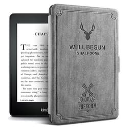 Combo Máy Đọc Sách Kindle Paperwhite Gen 10 (8GB - Màu Đen) và Bao da WELL BEGUN - Hàng nhập khẩu