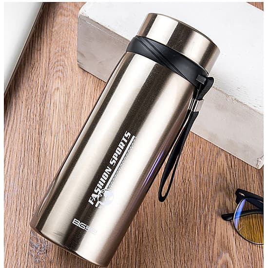 Bình Giữ Nhiệt Inox 1100ml Giữ Nhiệt Trên 12H Có Dây Treo