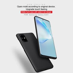 Ốp Lưng Sần chống sốc cho Samsung Galaxy S20 Plus hiệu Nillkin Super Frosted Shield (Đính kèm giá đỡ hoặc miếng dán từ tính) - Hàng Chính Hãng