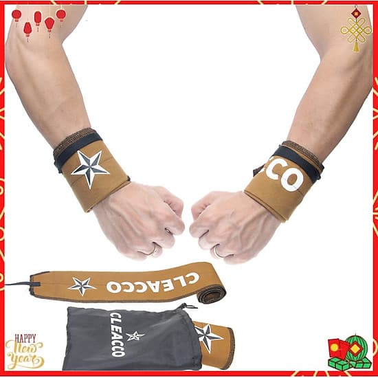 Bộ Băng Quấn Bảo Vệ Cổ Tay Cleacco Street Workout Wrist Wraps , Tập gym , Thể dục dụng cụ , Yoga , thiết kế quấn đặc biệt giúp cổ tay linh hoạt , giảm chấn thương – Hàng chính hãng .