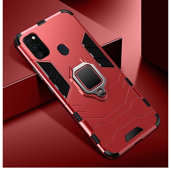 Ốp lưng chống sốc kèm iring cho Samsung Galaxy M21