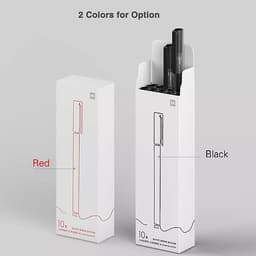 10 cây bút mực Xiaomi Gel Pens 0.5mm với khoang chứa mực rộng chống lem chống tắc