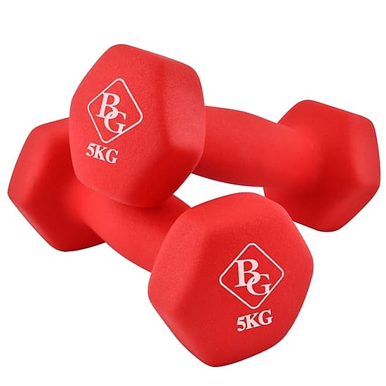 Bộ 2 tạ tay cao cấp tập Gym BG 5kg (hàng nhập khẩu)