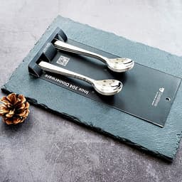 Bộ 6 thìa muỗng inox 304 DandiHome 2020 cao cấp, sang trọng, tinh tế