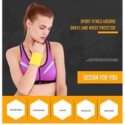 Băng cổ tay thấm mồ hôi thể thao nam nữ Boer 0230 Sports Bandage Aol (1 chiếc) - Băng thấm mồ hôi, cuốn cổ tay thể thao - Chạy bộ, đạp xe, bóng đá, bóng bàn, bóng chuyền, hoạt động ngoài trời - Hàng chính hãng