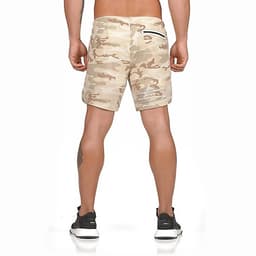 Quần Đùi Gym Nam 2 Lớp - Lót Quần Legging, Quần Short Thể Thao, Quần Legging Nam Liền Quần Đùi Tập Gym Nam SZone SQ516