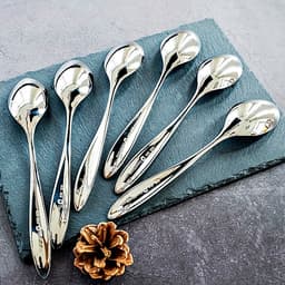 Bộ 6 thìa muỗng inox 304 DandiHome 2020 cao cấp, sang trọng, tinh tế