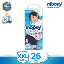 Tã quần Moony siêu thoáng Boy