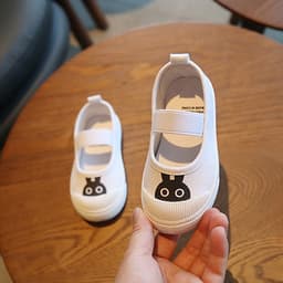 Giày búp bê vải cho bé gái 2- 13 tuổi phong cách Hàn Quốc G06