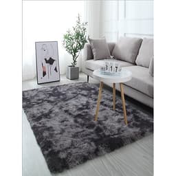 Thảm Lông Xù Màu Loang
