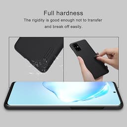 Ốp Lưng Sần chống sốc cho Samsung Galaxy S20 Plus hiệu Nillkin Super Frosted Shield (Đính kèm giá đỡ hoặc miếng dán từ tính) - Hàng Chính Hãng