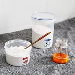 Hộp Đựng Thức Ăn Đa Năng Bằng Nhựa Loại Nắp Vặn Tròn Blackinner GR01 - Ba Dung Tích - Hàng Chính Hãng
