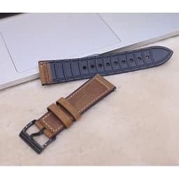 Dây da sáp dầu Vintage thay thế cho đồng hồ thông minh Smart Watch Size 20mm, 22mm Samsung Galaxy/ Huawei GT2/ Xiaomi