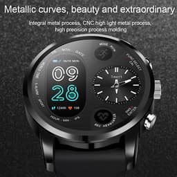 JY LEMFO T3Pro Smart Watch Heart Rate Sleep Monitor Dual Time Zone Smart Watch