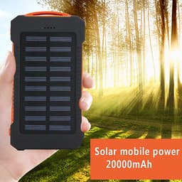 Pin Sạc Dự Phòng Năng Lượng Mặt Trời (4000mAh)