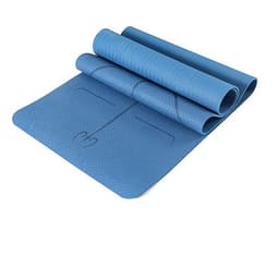 Thảm yoga định tuyến 8mm TPE(kèm túi đựng+dây buộc thảm )-Hoa văn ngẫu nhiên