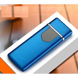 Bật lửa điện hồng ngoại Lighter bật lửa cảm ứng vân tay pin sạc, hộp quẹt hồng ngoại (Tặng Kèm Dây Cáp Sạc) BLĐ002