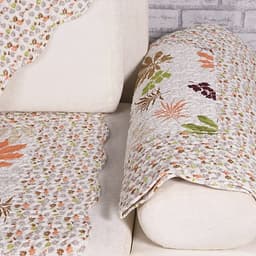 Khăn Phủ Sofa Hình Chiếc Lá Green Reed