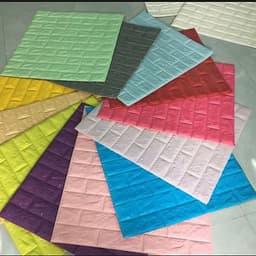 Combo 10 tấm xốp dán tường chống thấm 3D giả gạch