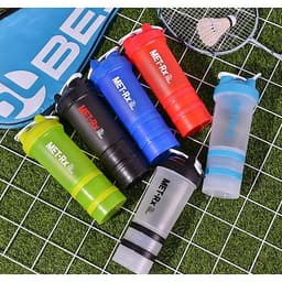Bình Lắc Shaker, Bình Nước Gym, Bình Thể Thao Cho Gymer 4 in 1 (500ml) - Hàng Chính Hãng Amalife