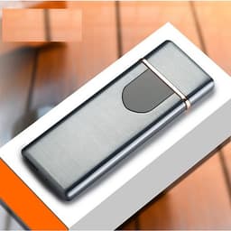 Bật lửa điện hồng ngoại Lighter bật lửa cảm ứng vân tay pin sạc, hộp quẹt hồng ngoại (Tặng Kèm Dây Cáp Sạc) BLĐ002